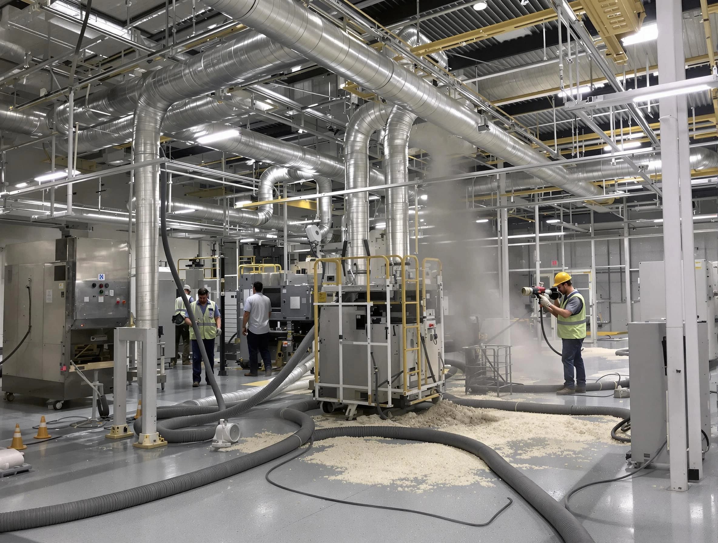 Heavy-duty industrial duct cleaning by Jonesboro Air Duct Cleaning in Jonesboro