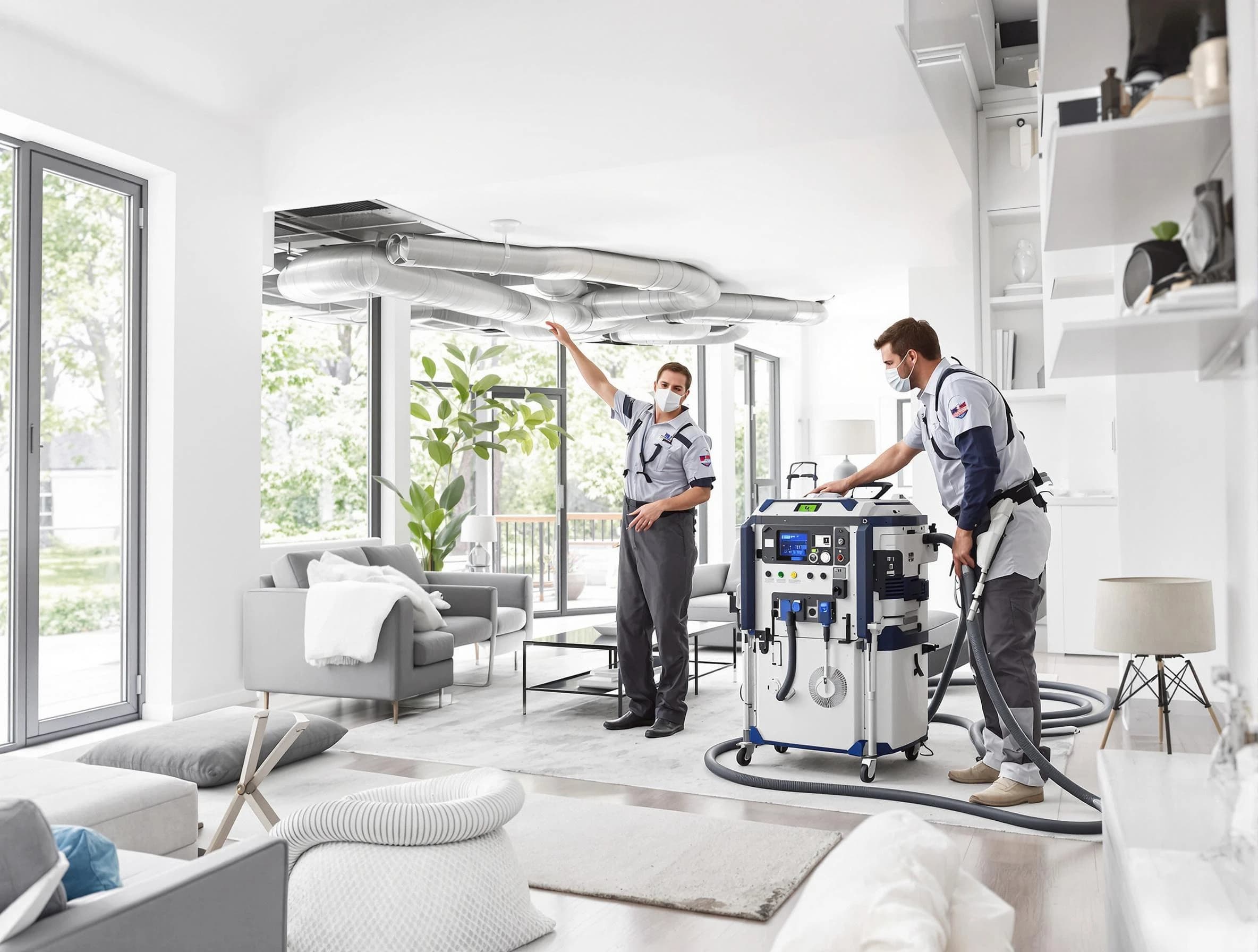 Jonesboro Air Duct Cleaning professional conducting pure air duct cleaning with state-of-the-art equipment in Jonesboro