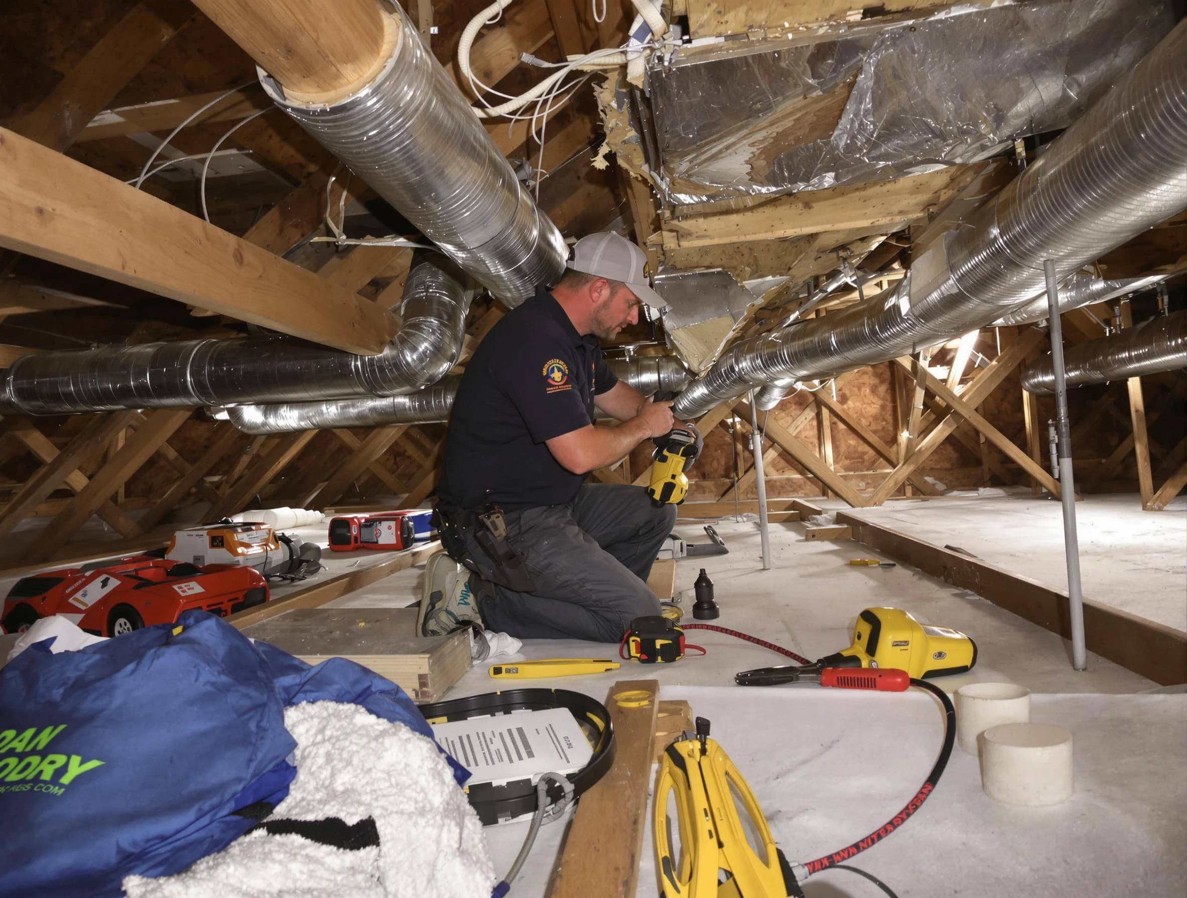 Professional air duct repair by Jonesboro Air Duct Cleaning in Jonesboro