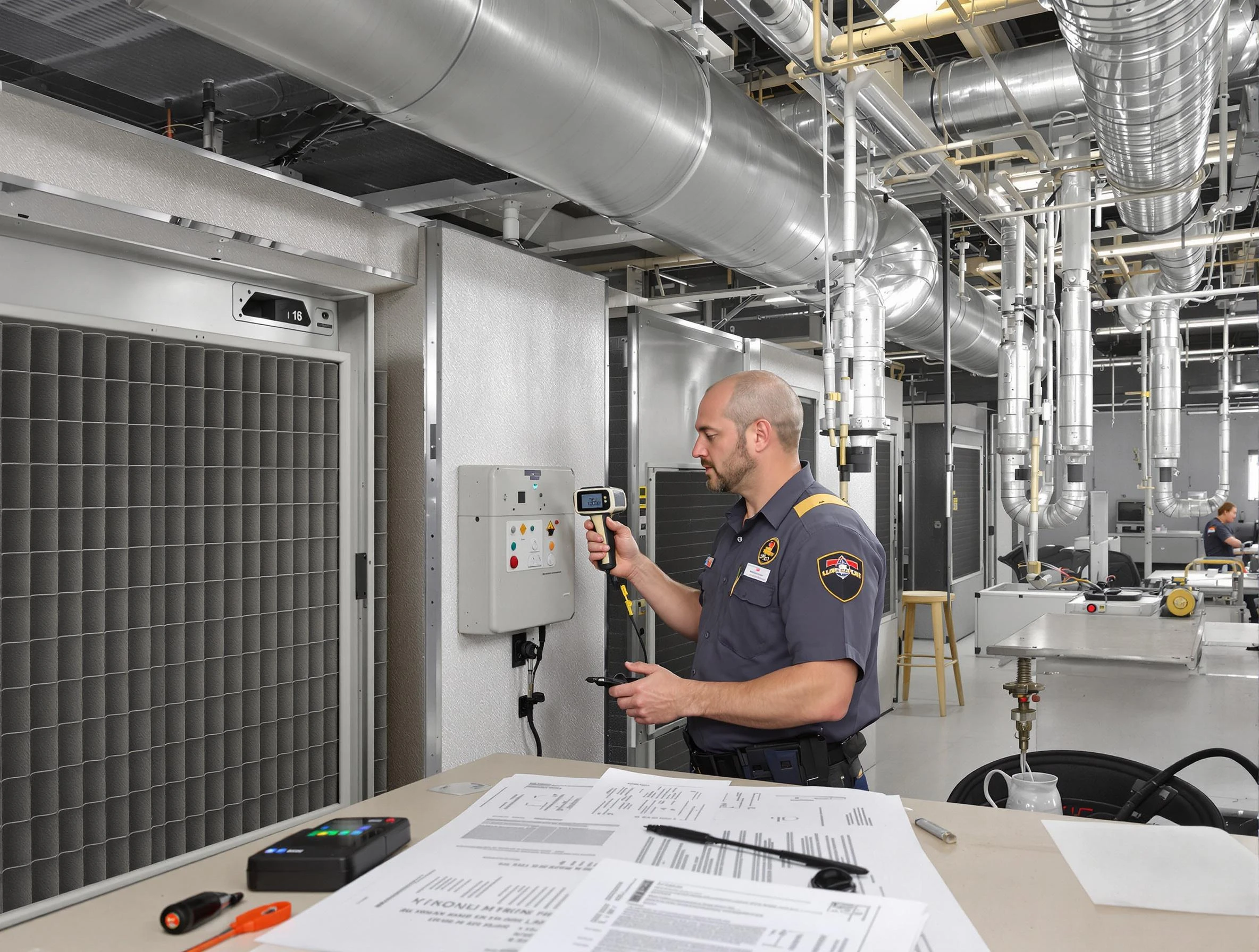 Professional filter system inspection by Jonesboro Air Duct Cleaning in Jonesboro