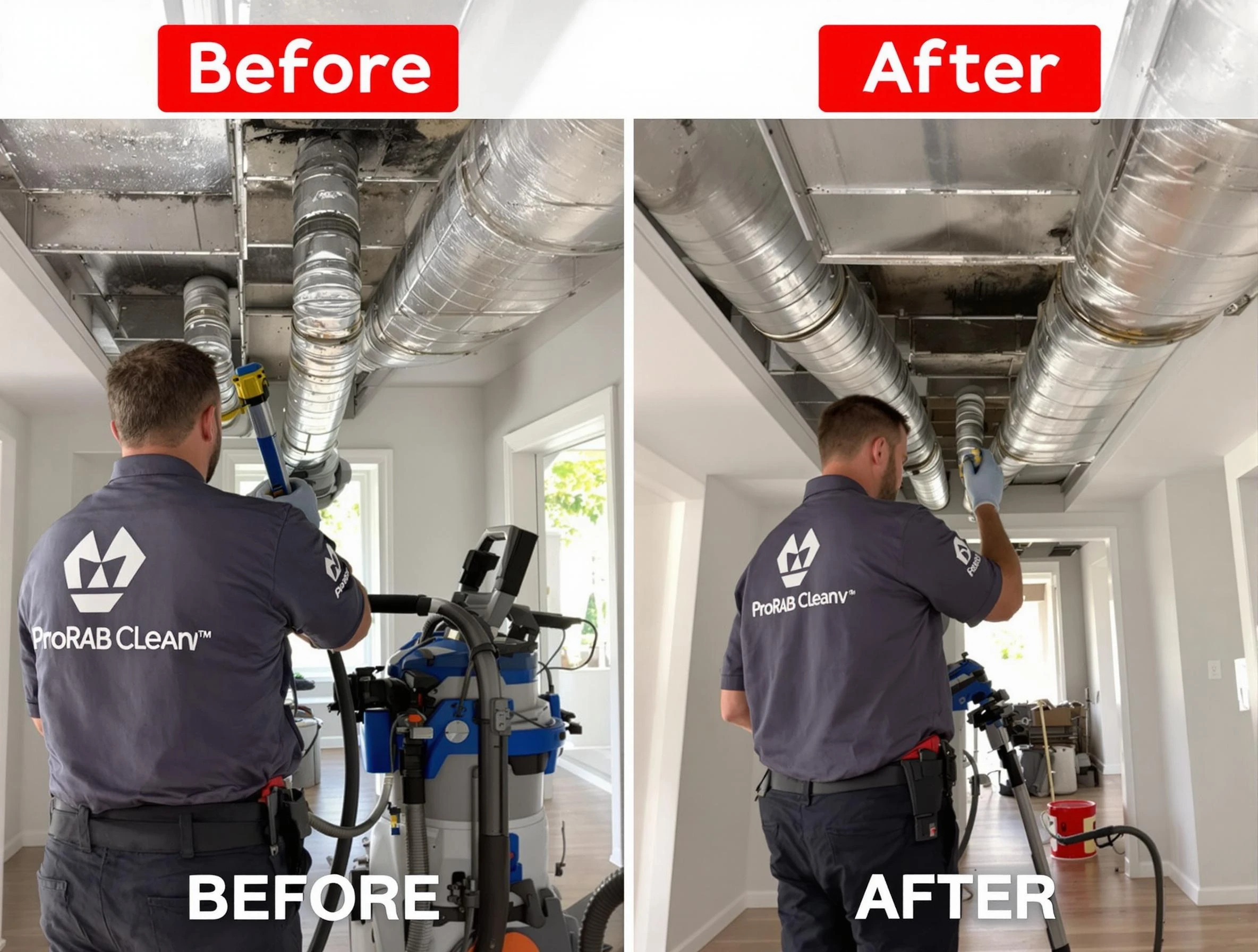 Jonesboro Air Duct Cleaning expert performing thorough residential duct cleaning in a Jonesboro home